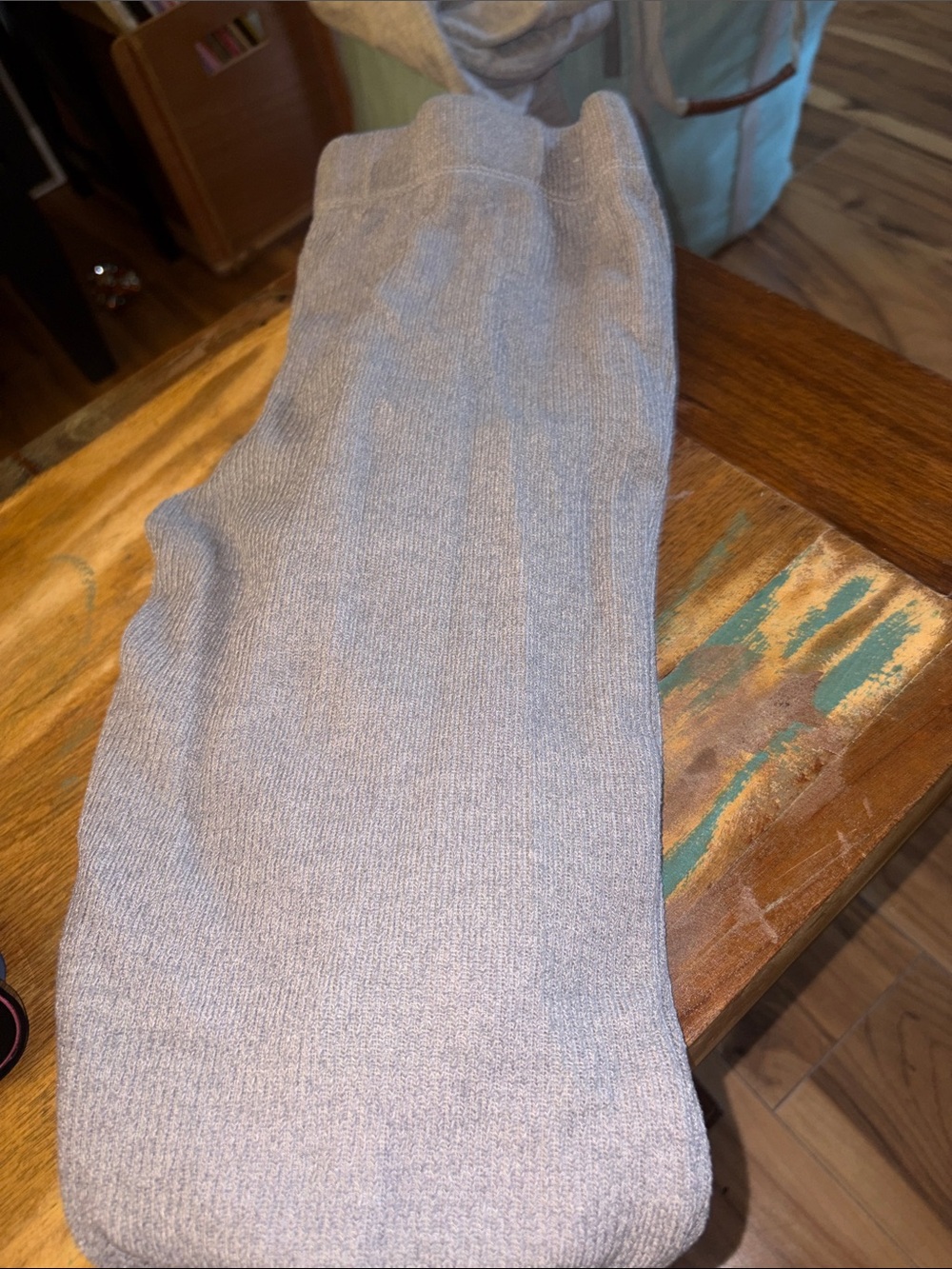 Women's Knit Lounge Pants in Light Gray